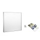 IRS Infrarotheizung 600 Watt - 90 cm x 60 cm x 2,5 cm - mit Standfüssen für den mobilen Einsatz