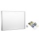 IRS Infrarotheizung 850 Watt - 120 cm x 60 cm x 2,5 cm - mit Standfüssen für den mobilen Einsatz